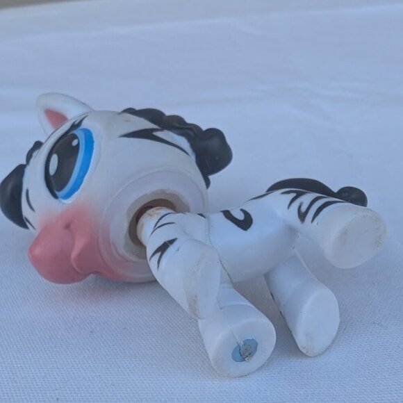 LPS Littlest Pet Shop Zebra #392 Vintage 90's Leopard - Picture 11 of 11